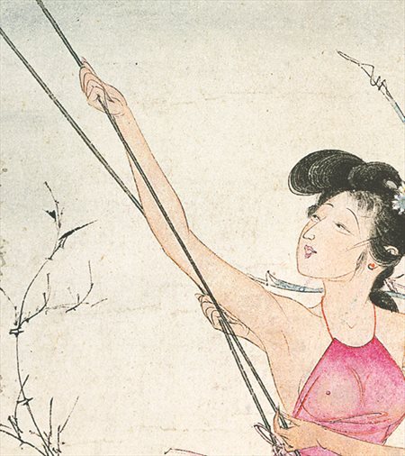 阳江-胡也佛的仕女画和最知名的金瓶梅秘戏图